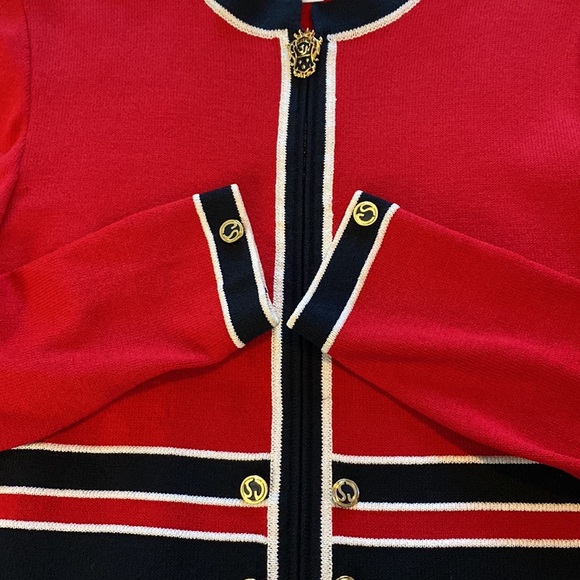 Beautiful like new St John Collection by Marie Gray Zippper jacket size 10 - Picture 9 of 9